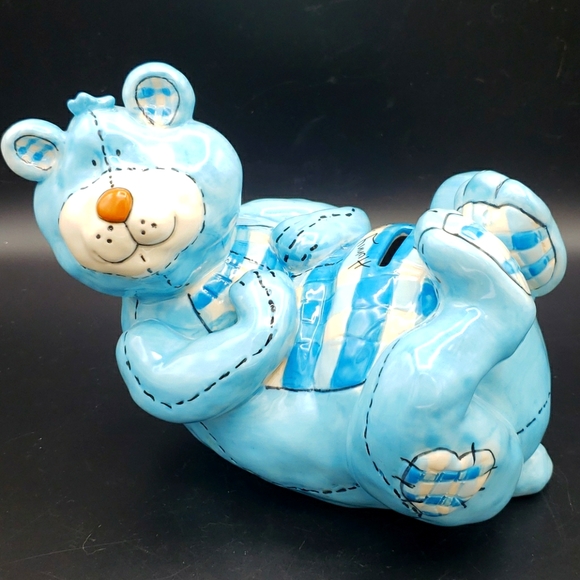 Blue Sky Heather Goldminc Baby Bear Piggy Bank